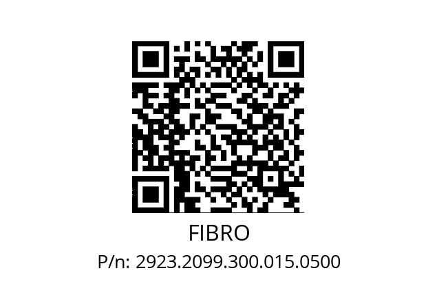   FIBRO 2923.2099.300.015.0500