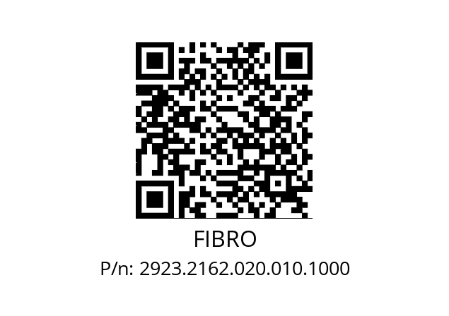   FIBRO 2923.2162.020.010.1000