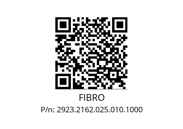   FIBRO 2923.2162.025.010.1000