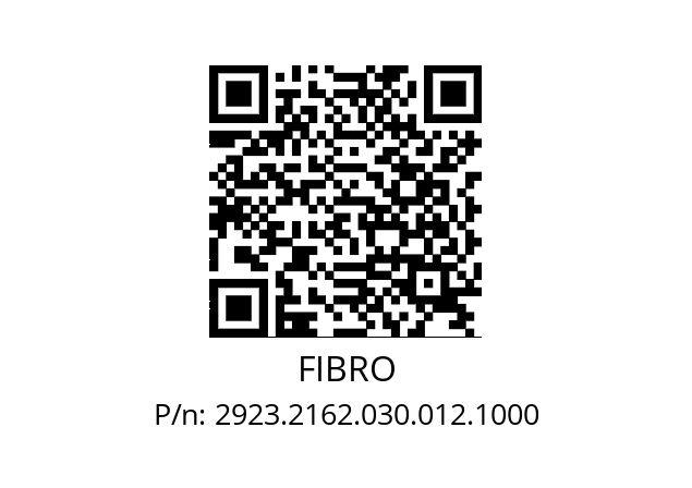   FIBRO 2923.2162.030.012.1000