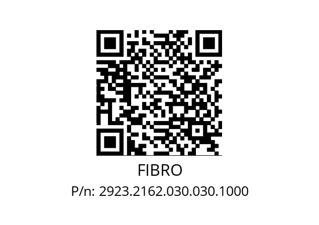   FIBRO 2923.2162.030.030.1000