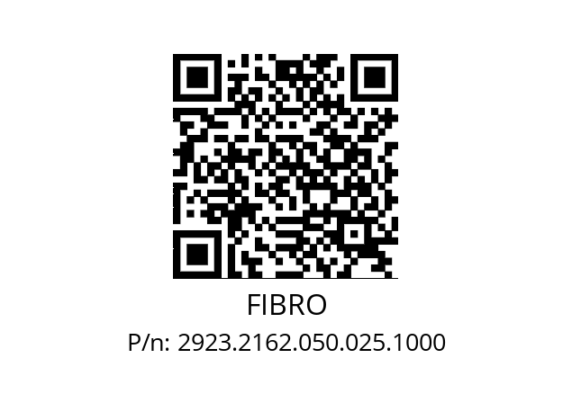   FIBRO 2923.2162.050.025.1000