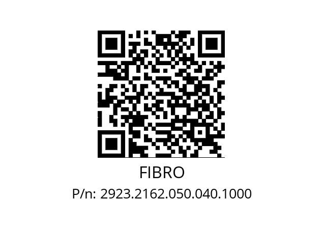   FIBRO 2923.2162.050.040.1000