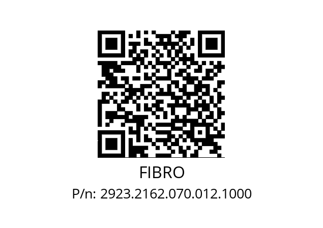   FIBRO 2923.2162.070.012.1000