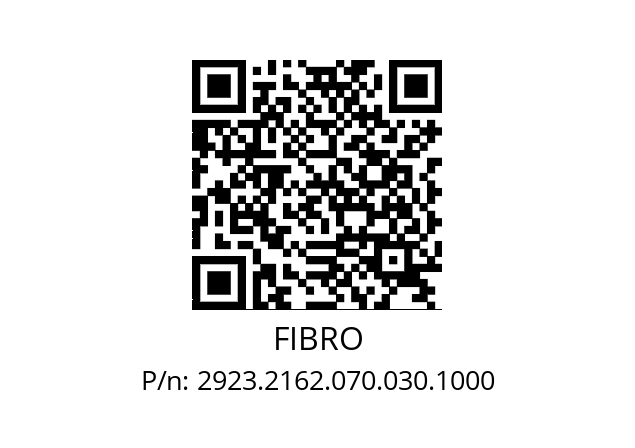   FIBRO 2923.2162.070.030.1000