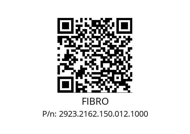   FIBRO 2923.2162.150.012.1000