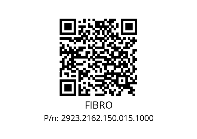   FIBRO 2923.2162.150.015.1000