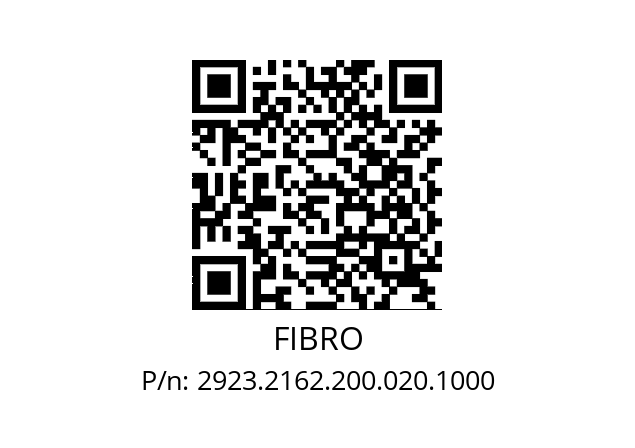   FIBRO 2923.2162.200.020.1000