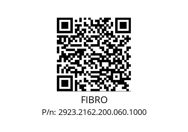   FIBRO 2923.2162.200.060.1000