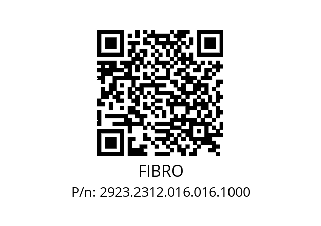   FIBRO 2923.2312.016.016.1000