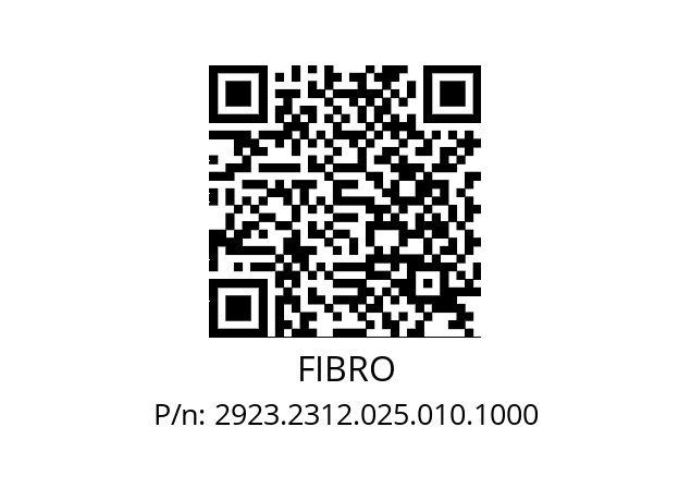   FIBRO 2923.2312.025.010.1000