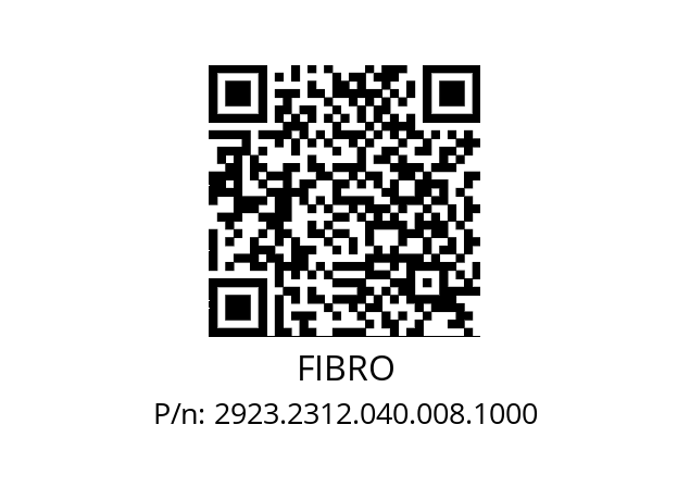   FIBRO 2923.2312.040.008.1000