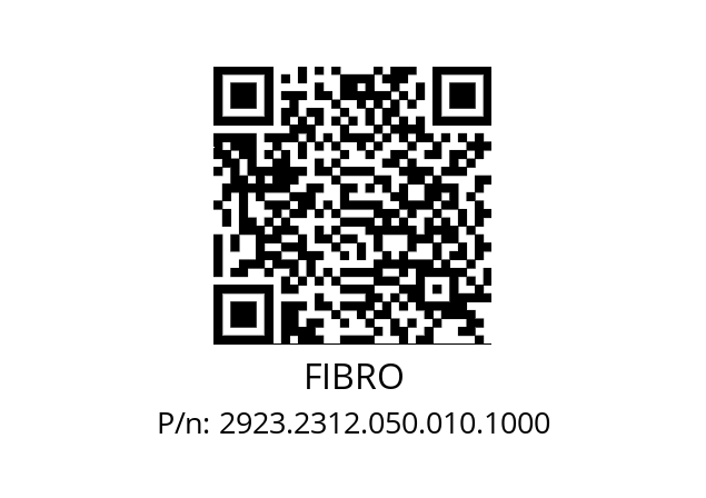   FIBRO 2923.2312.050.010.1000