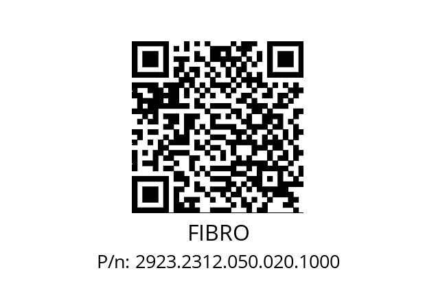   FIBRO 2923.2312.050.020.1000