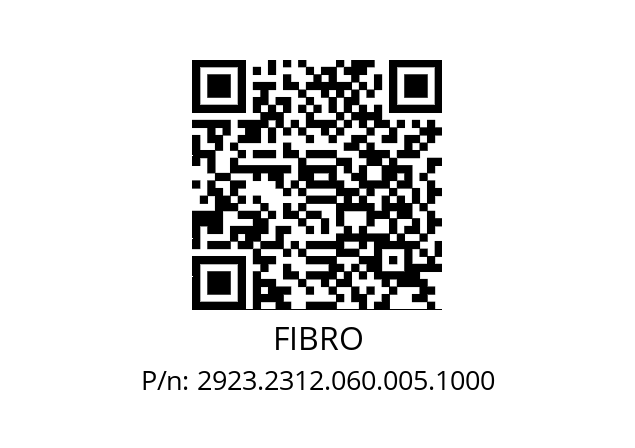   FIBRO 2923.2312.060.005.1000