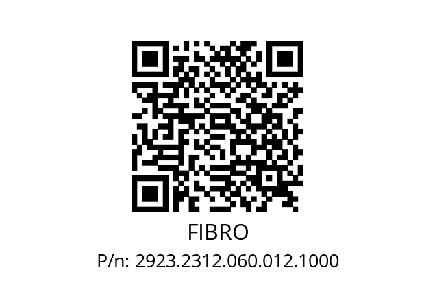   FIBRO 2923.2312.060.012.1000