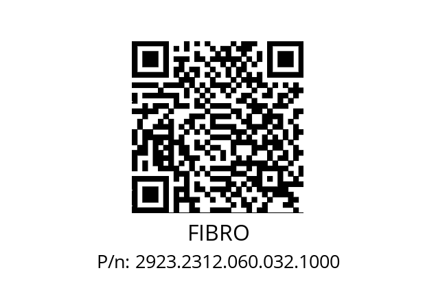   FIBRO 2923.2312.060.032.1000