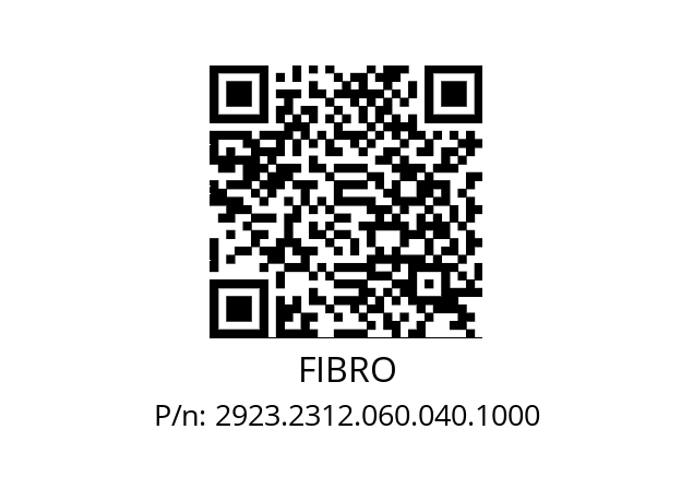   FIBRO 2923.2312.060.040.1000