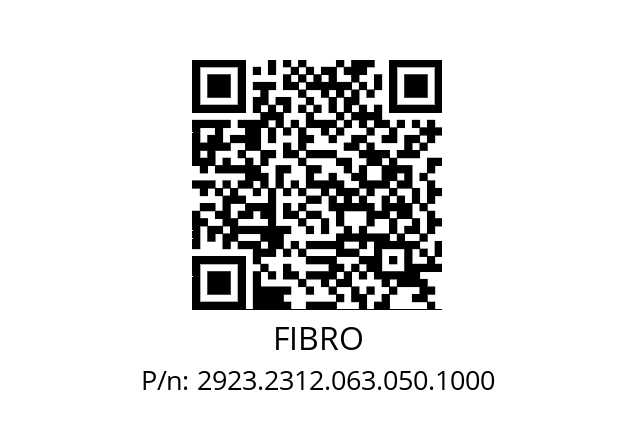   FIBRO 2923.2312.063.050.1000