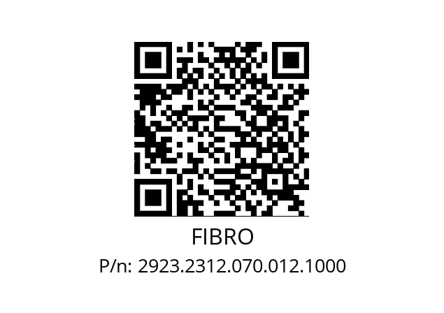   FIBRO 2923.2312.070.012.1000