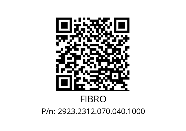   FIBRO 2923.2312.070.040.1000