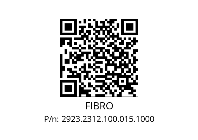   FIBRO 2923.2312.100.015.1000