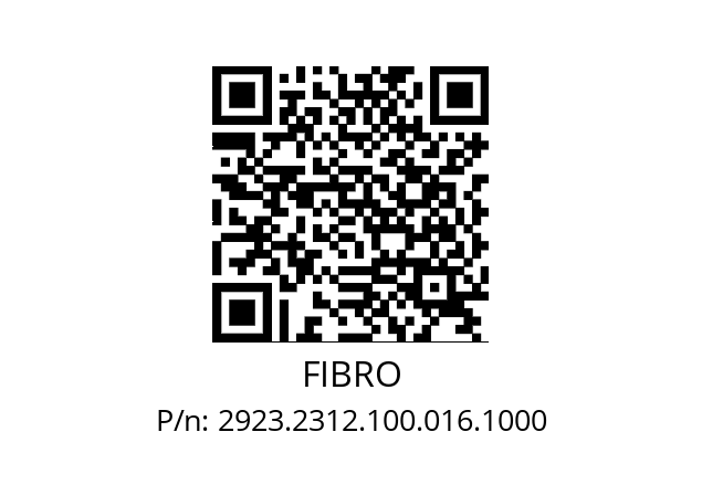   FIBRO 2923.2312.100.016.1000