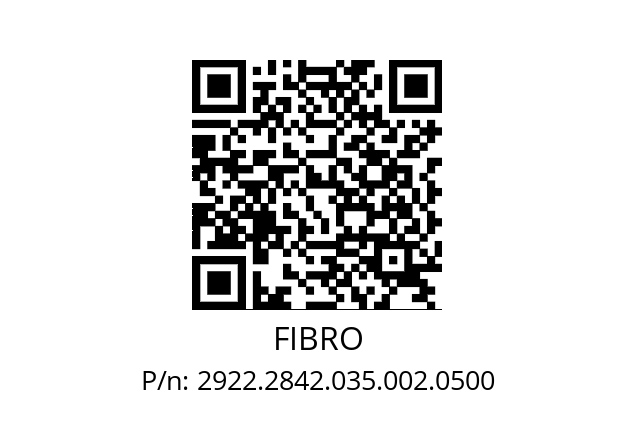   FIBRO 2922.2842.035.002.0500