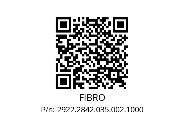   FIBRO 2922.2842.035.002.1000