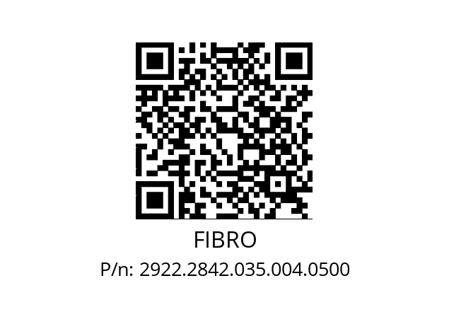   FIBRO 2922.2842.035.004.0500