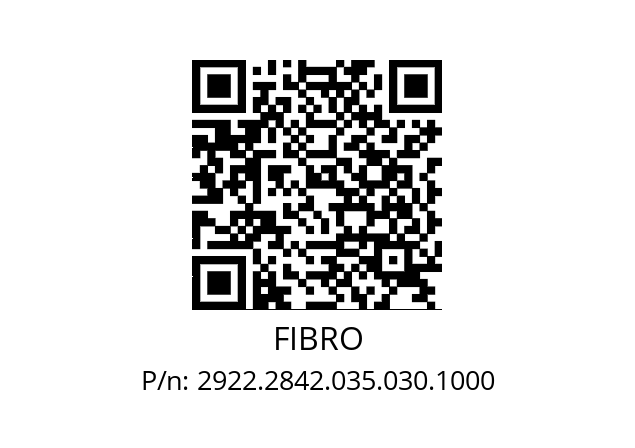   FIBRO 2922.2842.035.030.1000