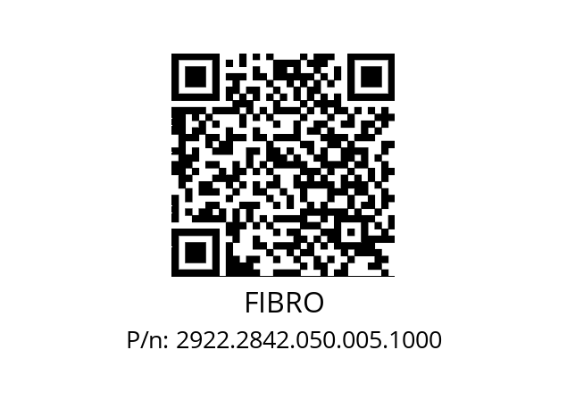   FIBRO 2922.2842.050.005.1000