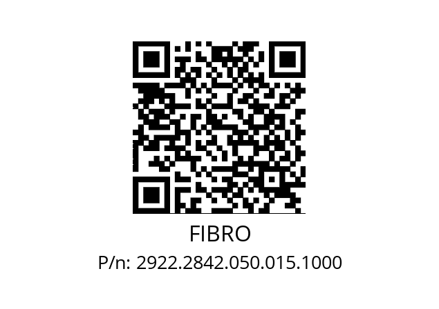   FIBRO 2922.2842.050.015.1000