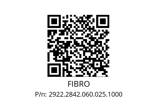   FIBRO 2922.2842.060.025.1000