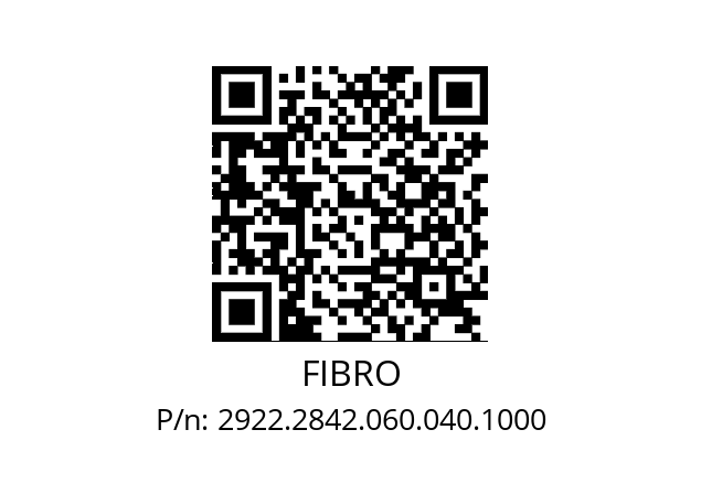   FIBRO 2922.2842.060.040.1000