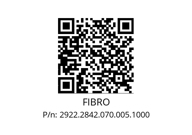   FIBRO 2922.2842.070.005.1000