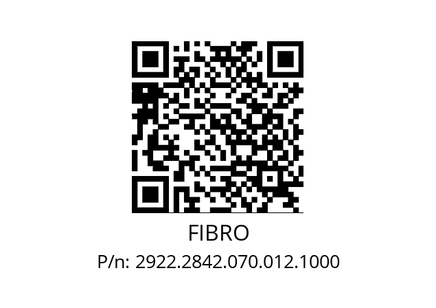   FIBRO 2922.2842.070.012.1000