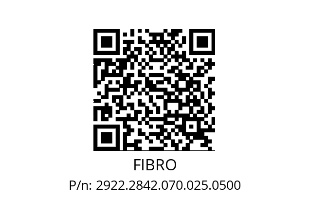   FIBRO 2922.2842.070.025.0500