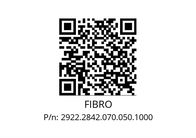   FIBRO 2922.2842.070.050.1000