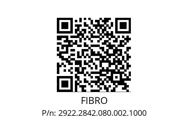   FIBRO 2922.2842.080.002.1000