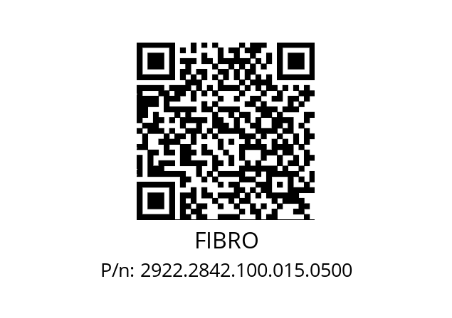   FIBRO 2922.2842.100.015.0500