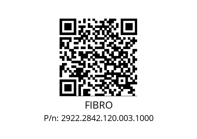   FIBRO 2922.2842.120.003.1000