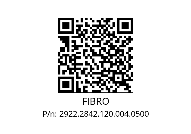   FIBRO 2922.2842.120.004.0500