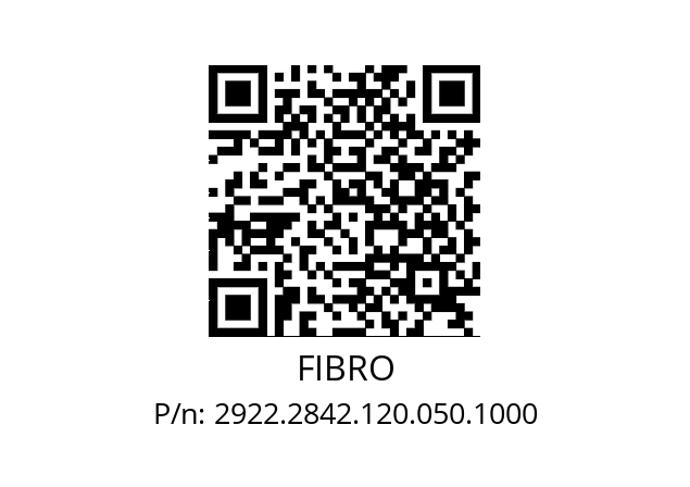   FIBRO 2922.2842.120.050.1000