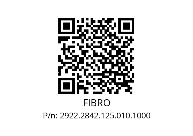   FIBRO 2922.2842.125.010.1000