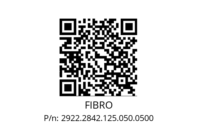   FIBRO 2922.2842.125.050.0500