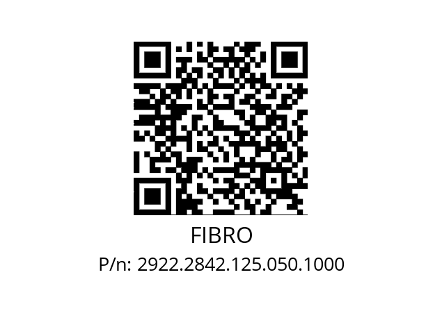   FIBRO 2922.2842.125.050.1000