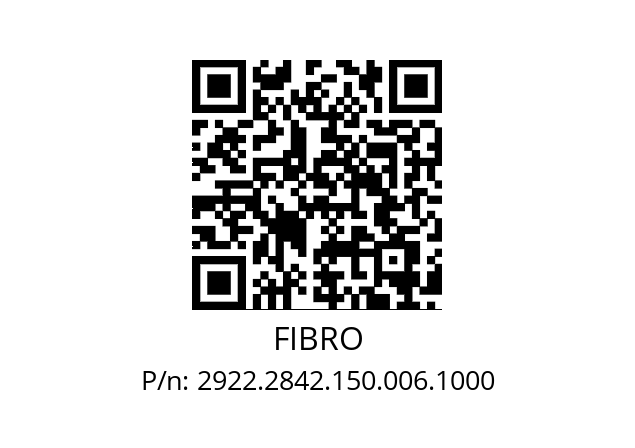   FIBRO 2922.2842.150.006.1000