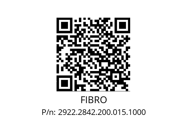   FIBRO 2922.2842.200.015.1000