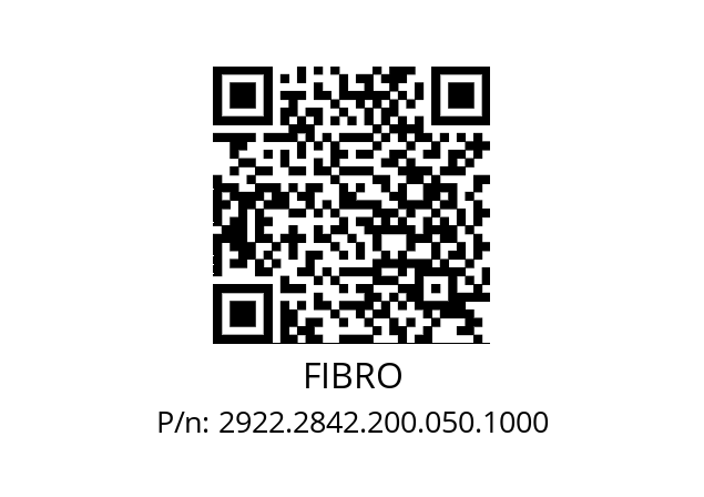   FIBRO 2922.2842.200.050.1000